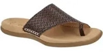 Gabor 63.700 Damen Pantoletten - Zehentrenner Pantolette braun Freizeit NEU - Braun -