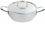 Frittierpfanne mit 2 Griffen DEMEYERE Atlantis 7 24 cm - Silber