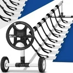 tillvex Pool Aufroller 3 - 5,70 m mit Vollgummireifen | Aufrollsystem f&uuml;r...