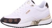 Guess Moxea Frauen Schn&uuml;rung Synthetik L&auml;ssige Turnschuhe Wei&szlig; Braun &ndash;...
