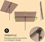 Blumfeldt Flex-Shade XL Sonnenschirm Sonnenschutz ,Fl&auml;che: 150 x 210 cm...