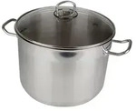 HAUSHALT INTERNATIONAL 22054 Kochtopf inkl. Deckel, Edelstahl, 26 cm Durchmesser,