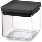 Brabantia Vorratsdose Eckig 0.7L, Tasty+ - Schwarz/Transparent