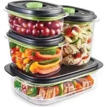 FoodSaver JC025X, Set, Rechteckig, Schwarz, Transparent, Kunststoff, 700 ml,...