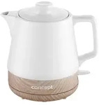 Concept RK0062, 1 l, 1200 W, Anthrazit, Holz, Keramik, Drahtlos - Grau/Braun