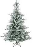 Everlands K&uuml;nstlicher Weihnachtsbaum Grandis Fir beschneit 180cm - Gr&uuml;n