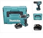 Makita DHP 487 F1J Akku Schlagbohrschrauber 18 V 40 Nm Brushless + 1x Akku 3,0...