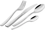 Besteck-Set - Edelstahl 18/10 - f&uuml;r 12 Personen - Silber