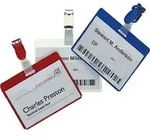 DURABLE Namensschild 60x90mm mit Clip 5 St., 861219 transparent - Transparent