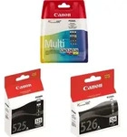 Canon Original Patronen CLI-526 Multipack (Cyan/ Magenta/ Yellow) + PGI-525PGBK