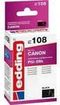 edding Tintenpatrone EDD-108 schwarz Canon PGI-5BK