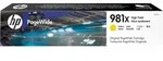 HP 981X Gelb Original PageWide Druckerpatrone mit hoher Reichweite, Hohe (XL-)