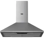 Beko HCP61310IH Dunstabzugshaube Kaminhaube 3 L&uuml;fterstufen Metallfettfilter - Silber