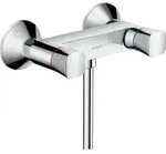 hansgrohe 2-Griff-Brausemischer LOGIS Aufputz chrom - Silber