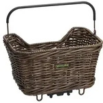 racktime 13020, Rahmen, Fahrradkorb, Weiden, Braun, 20 l, 10 kg - Braun