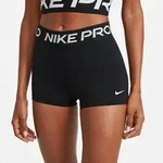 Nike Pro 3 Inch Damenshorts schwarz/wei&szlig; schwarz/wei&szlig; L - Schwarz - L