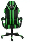 vidaXL Gaming-Stuhl Schwarz und Gr&uuml;n Kunstleder - Schwarz/Gr&uuml;n