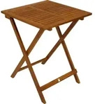 DEGAMO Gartentisch Klapptisch Bistrotisch Holztisch LIMA 60x60cm quadratisch,...
