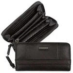 Tom Tailor Damen Geldb&ouml;rse Juna Portemonnaie 12 Kartenf&auml;cher 20x10cm schwarz -