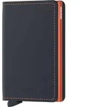Secrid Slimwallet Matte Nightblue & Orange - Blau