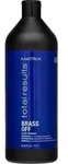 Matrix Total Results Brass Off, 1000 ml, Shampoo, Professionell, Frauen, Blond,