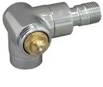 Oventrop Thermostatventil Baureihe E 1163452 1/2", Winkeleck, links, verchromt