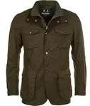 Barbour Winterjacke Baumwolle gr&uuml;n normale Passform - Gr&uuml;n - M