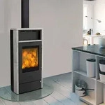 Fireplace Torino Dauerbrandofen Speckstein - Schwarz
