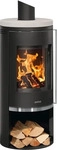 JUSTUS 568610, Justus Faro 2.0 Kaminofen Stahl Schwarz, Energieeffizienzklasse:...