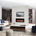 Elektrische Kaminfeuer Balderia Fiamma 68" 2000 Watt inkl. Fernbedienung