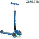 GLOBBER PRIMO FOLDABLE LIGHTS, navy-blau mit Leuchtrollen - Blau