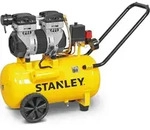 Stanley &ouml;lfreier Kompressor 24L 1.3Km 8Br 150L/Min schallged&auml;mpft