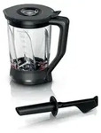 Bosch MUZ9MX2, 1,5 l, Schwarz, Transparent, Kunststoff, Edelstahl, OptiMUM, VitaPower
