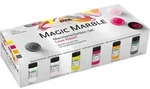 KREUL 73614 - Magic Marble Marmorierfarbe, Love Neon Set, 6 x 20 ml Farbe in wei&szlig;,