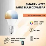 LEDVANCE Smarte LED-Lampe mit WiFi Technologie, Sockel E14, Dimmbar, Lichtfarbe