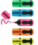 Mini Highlighter sort. 5er Set - Bunt