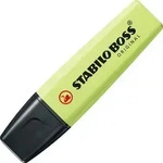 Textmarker - STABILO BOSS ORIGINAL Pastel - Einzelstift - Prise von Limette -