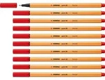 STABILO Fineliner - point 88 - 10er Pack - hellrot - Hellrot