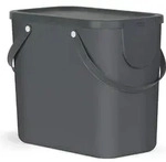Rotho M&uuml;lltrennsystem 25L Albula - M&uuml;lleimer 40,0 x 23,5 x 34,0 cm - Abfalleimer