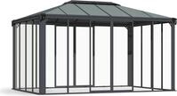 Palram - Canopia Aluminium Kaltwintergarten Ledro 4300 Anthrazit 430x296x275 cm