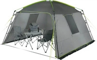High Peak 14052, High Peak Cabana, Camping, Festrahmen, Gruppenzelt, 9,5 kg, Grau,
