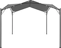 vidaXL Gartenpavillon Anthrazit 4x4 m