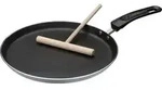 Crepe-Pfanne grau-schwarz 26cm