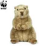 WWF - Pl&uuml;schtier - Murmeltier (23cm) lebensecht Kuscheltier Stofftier - Braun