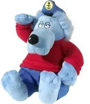 Pl&uuml;schfigur K&Auml;PTN BLAUB&Auml;R, klein, ca. 17cm sitzend - Blau