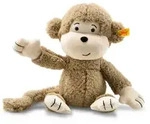 Steiff Kuscheltier Soft Cuddly Friends Affe Brownie Hellbraun (30cm) - Braun