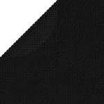 vidaXL Poolabdeckung Schwarz 417 cm PE - Schwarz