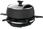 Tefal Cheese'N'Co Raclette-Grill & Fondue RE12C8, 6 Person(en), Thermoplast, Schwarz,