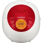 Cuckoo Reiskocher 0.54l CR-0351F 3D-Hitzesystem Warmhaltung - Rot/Wei&szlig;
