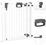 GEUTHER Easylock Plus T&uuml;r- & Treppenschutzgitter | Metall Wei&szlig; | 84,5&ndash;92,5 cm 